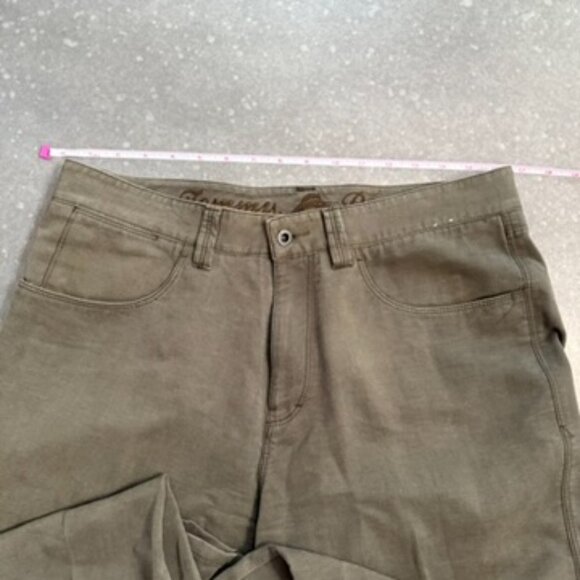 Tommy Bahama Olive Green Casual Pants - Size 32x34 - Picture 6 of 11